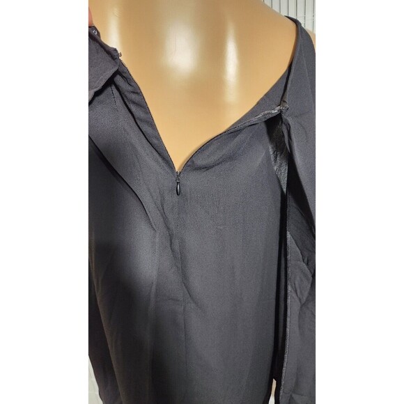 Zac And Rachel sleeveless Top with layers For Women Size Large Black Color B1 - Picture 5 of 12